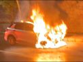 Diduga Akibat Korsleting Listrik, Mobil Mahasiswa Terbakar