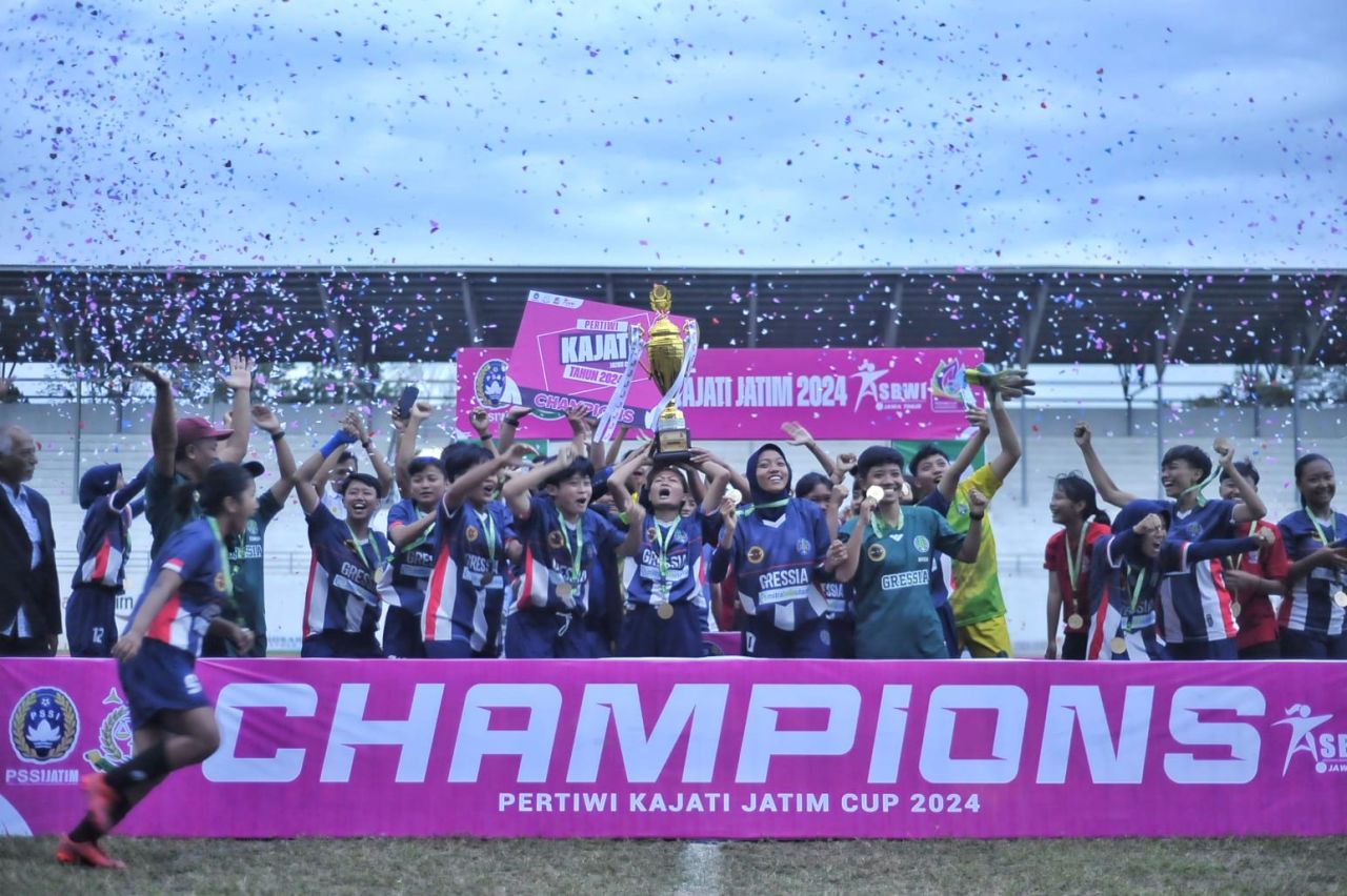 Gressia FC Gresik Raih Juara Pertiwi Kajati Cup 2024, Menundukkan Persikoba Putri Kota Batu