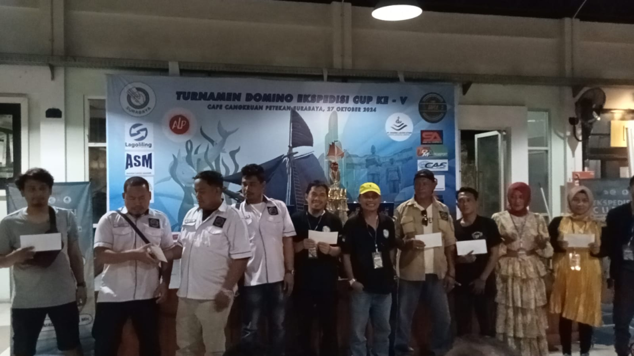 Paguyuban Perusahaan Ekspedisi Sukses Selenggarakan Open Turnamen Domino Ekspedisi Cup V