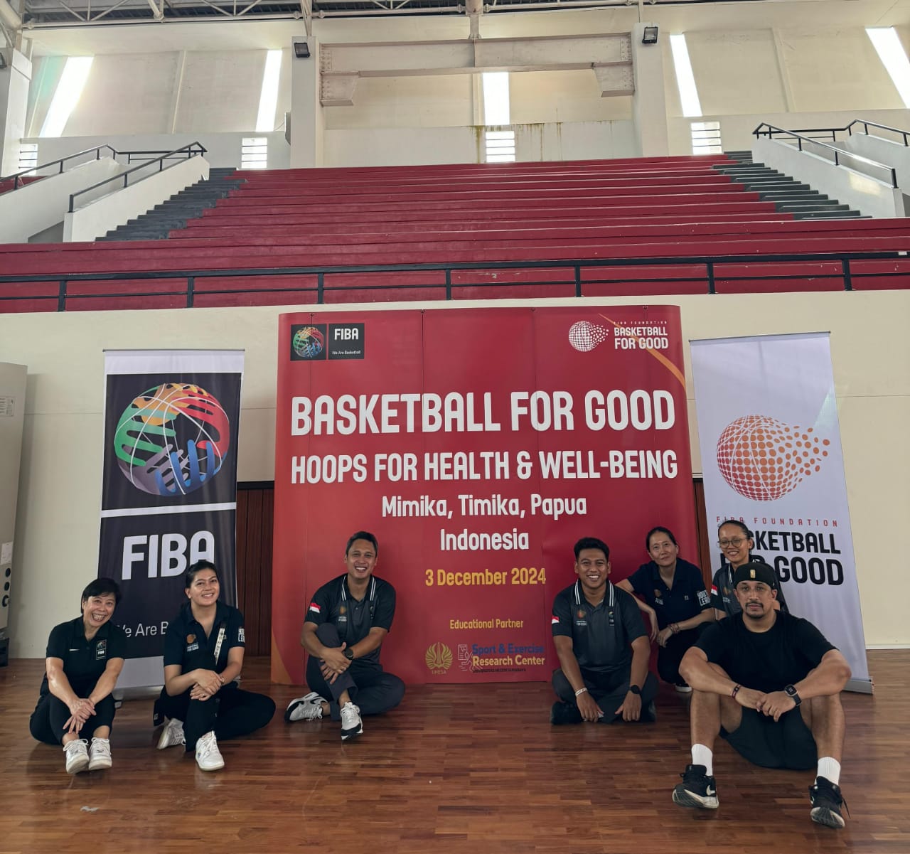 PUI Sport and Exercise Research Center Bekerja Sama Dengan FIBA, Ajarkan “Basketball for Good” kepad
