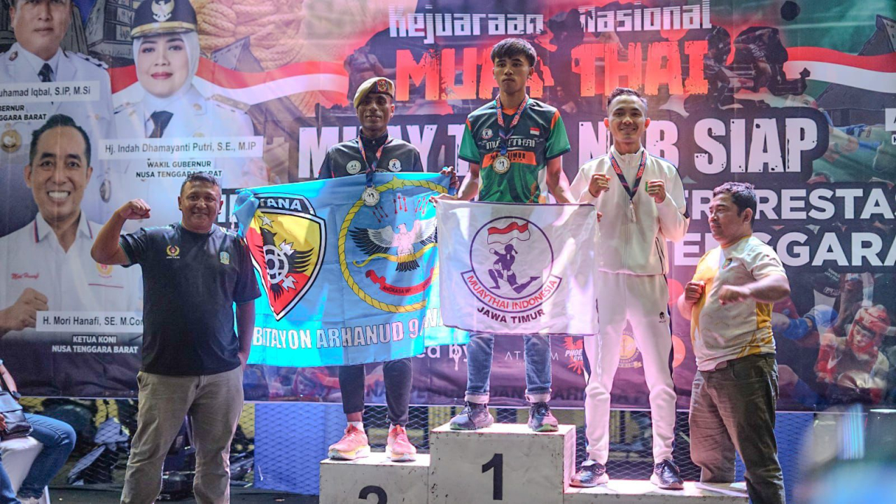 Muaythai Jatim Hantam Lawan, 21 Emas di Kejurnas 2025