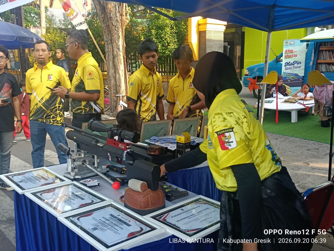 PERBAKIN Kota Gresik Meriahkan Haornas 2026 di Wahana Ekspresi KRT Poesponegoro